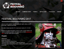 Tablet Screenshot of festivalbojovniku.cz